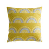 Horseshoe Arch Yellow Cushion