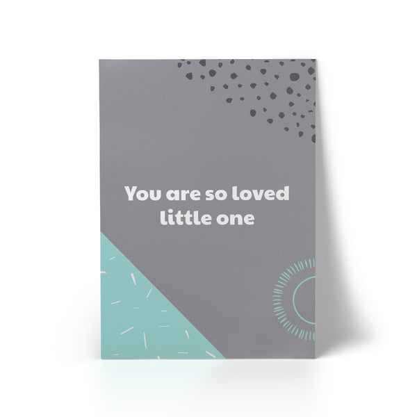 A3 Print You Are So Loved Mint