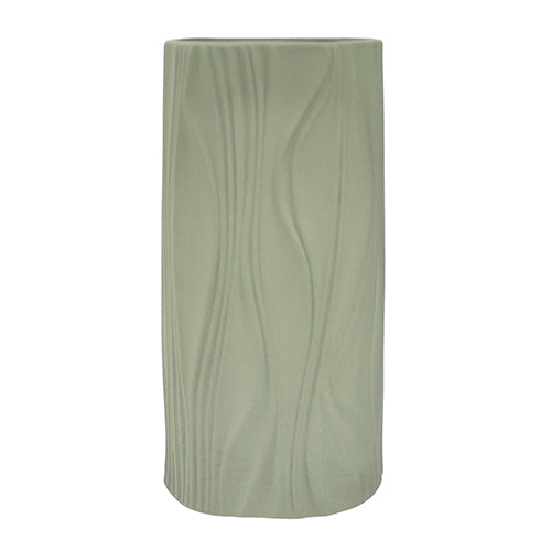 Vase Marlow Abstract Ripple Vase Green