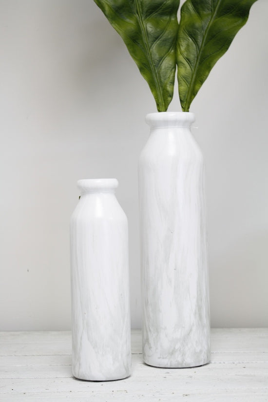 Vase Terracotta Marble Finish Small