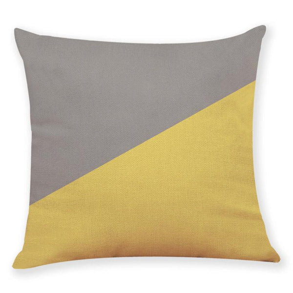 Cushion Yellow Geo