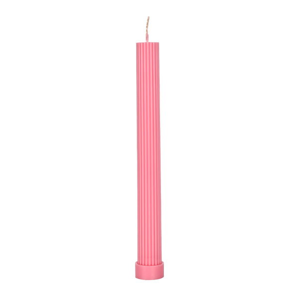 Pillar Candle Coral Pink