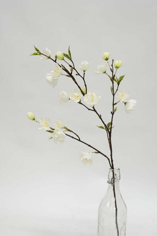 Artificial Plant Cherry Blossom White