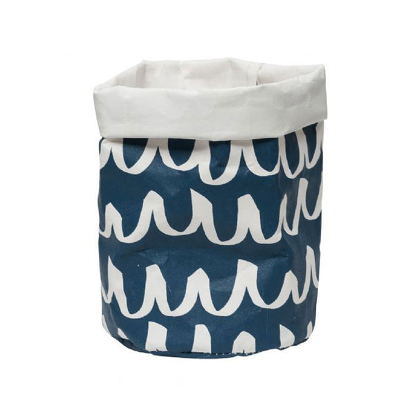 Blue Wave Small Wash Paper Bag 