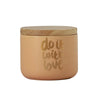 Do It With Love' Apricot & Gold Canister