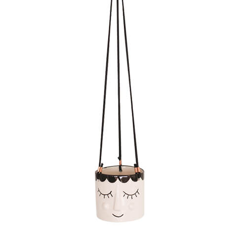 Happy Face Hanging Planter