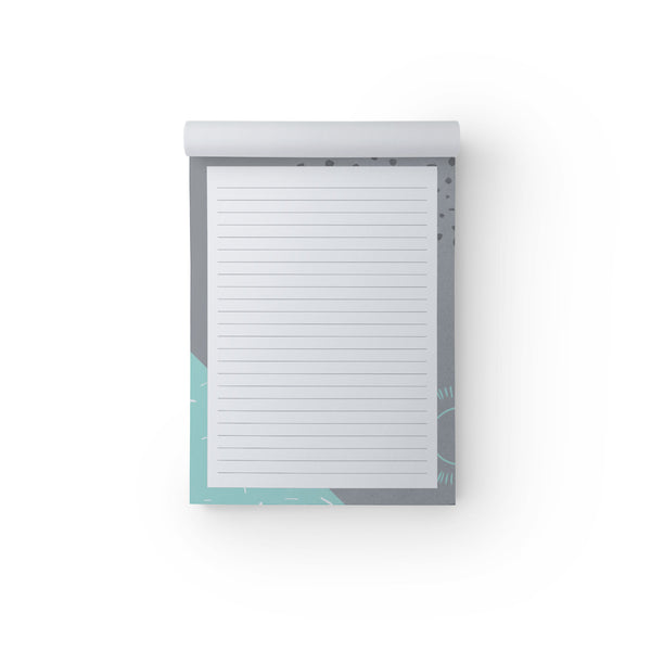 A5 Notepad Mint & Grey