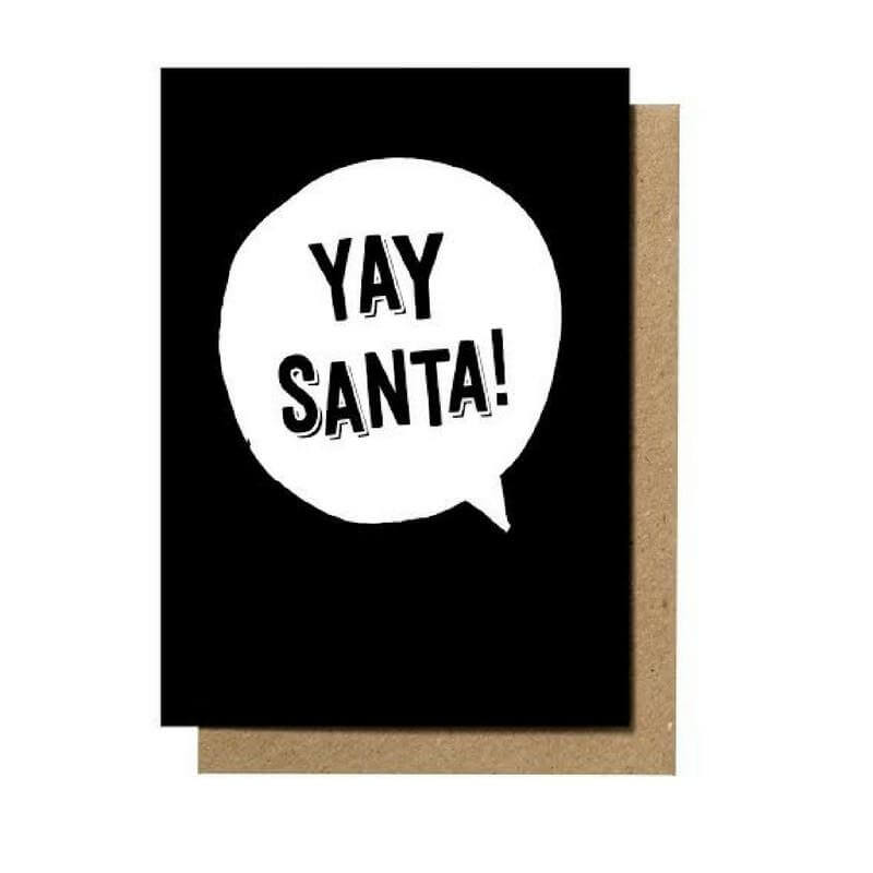 Yay Santa!' Greeting Card